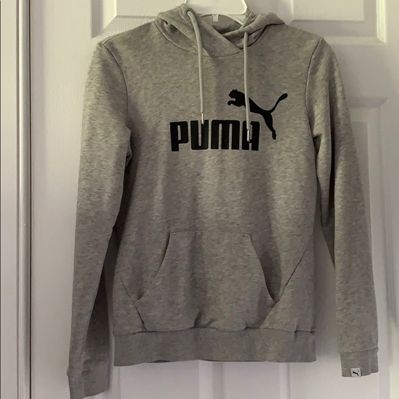 grey puma hoodie - Picture 1 of 4